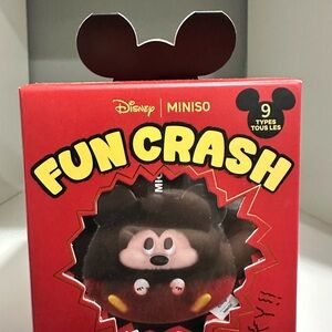 Disney × MINISO – Fun Crash Series Plush Box Pendant